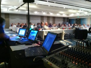 Conference sound and projection